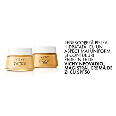 Crema de zi anti-pete pigmentare cu efect de fermitate SPF 50 Neovadiol Magistral, 50 ml, Vichy 675167