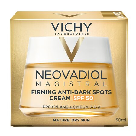 Crema de zi anti-pete pigmentare cu efect de fermitate SPF 50 Neovadiol Magistral, 50 ml, Vichy 662653