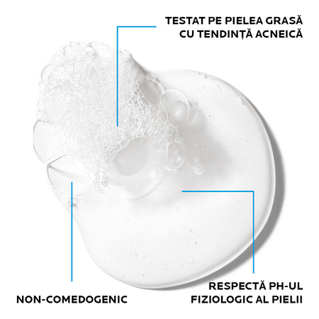 Rezerva Gel spumant de curatare purifiant pentru ten gras cu tendinta acneica Effaclar +M, 400 ml, La Roche-Posay 574370