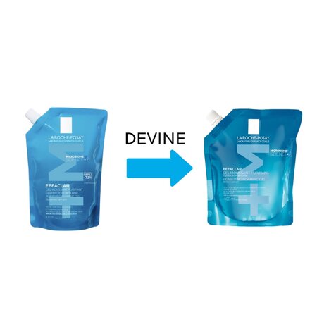 Rezerva gel spumant purifiant Effaclar +M, 400 ml, La Roche-Posay 750916