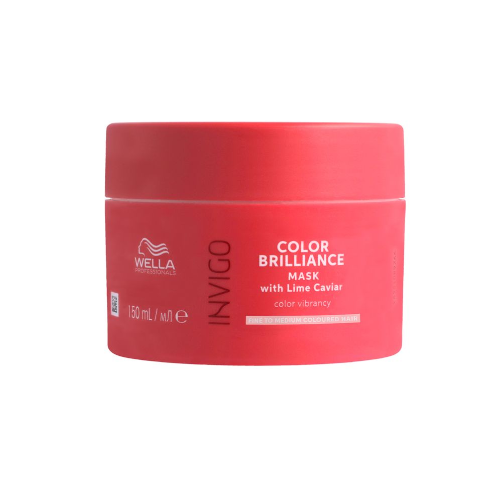 Masca pentru par vopsit cu fir subtire sau normal, Invigo Color Brilliance, 150 ml, Wella Professionals