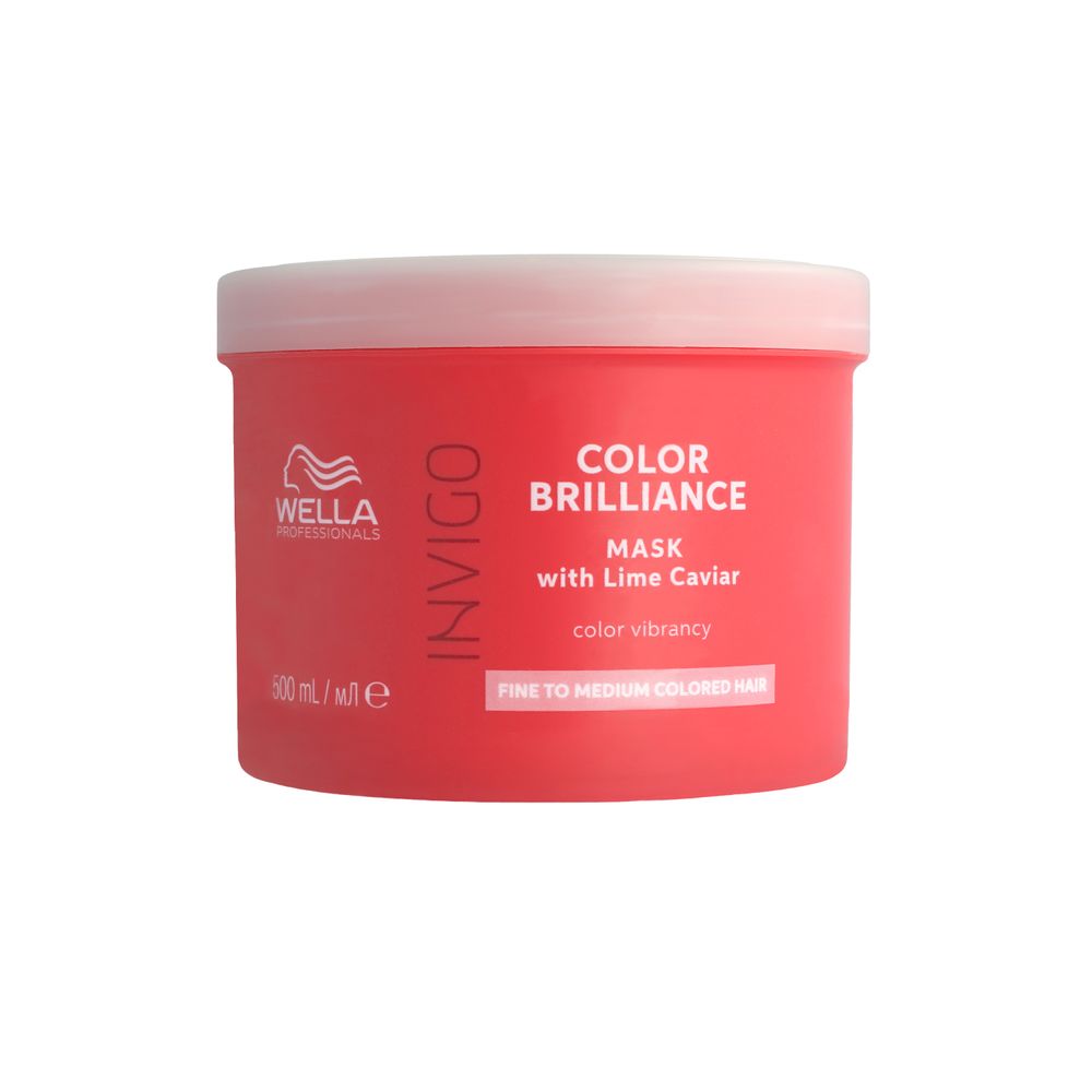 Masca pentru par vopsit cu fir subtire sau normal, Invigo Color Brilliance, 500 ml, Wella Professionals