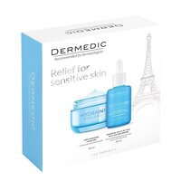 Set ser hidratant 30 ml + gel-crema ultrahidratant  50 ml Hydrain3 Hialuro, Dermedic