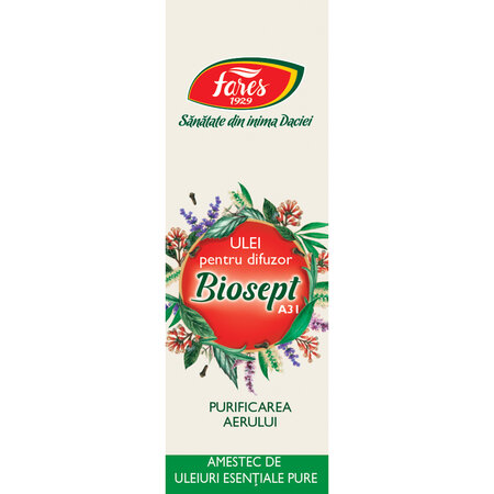 Amestec de uleiuri esentiale pentru purificarea aerului Biosept A31, 10 ml, Fares 620943
