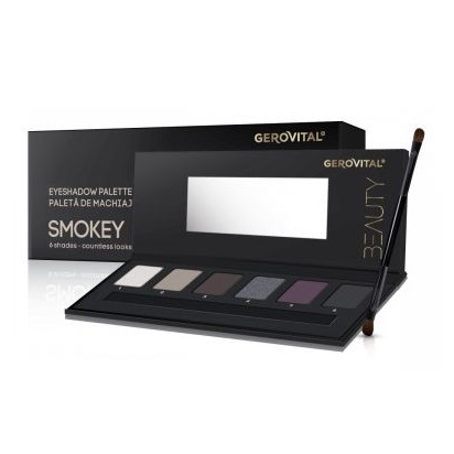 Paleta fard de ochi Smokey, 7.2 g, Gerovital