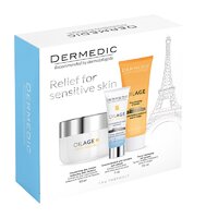 Set crema nutritiva de zi 50 ml + ulei Syndet 25 ml + crema contur ochi 7 ml Oilage, Dermedic