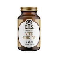 Vitamina C,  Zinc, Vitamina D3, 90 tablete, COS Laboratories