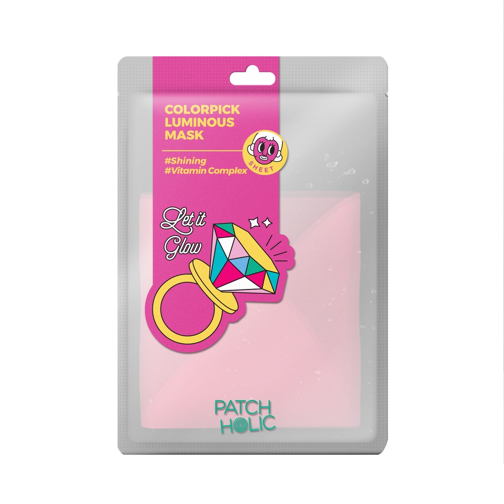 Masca tip servetel pentru luminozitate Colorpick, 20 ml, Patch Holic