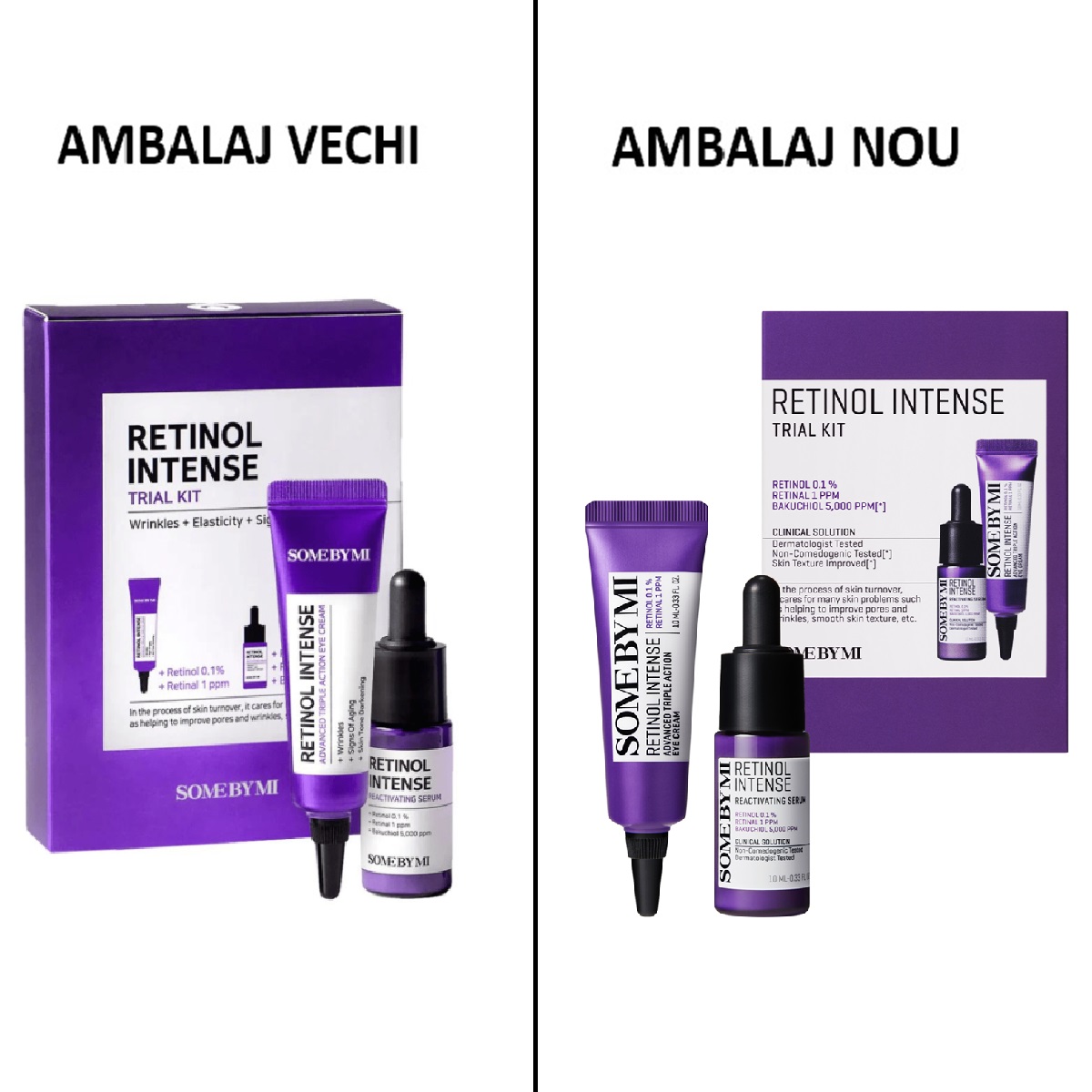 Kit anti-age Retinol Intense, 10 + 10 ml, Some By Mi