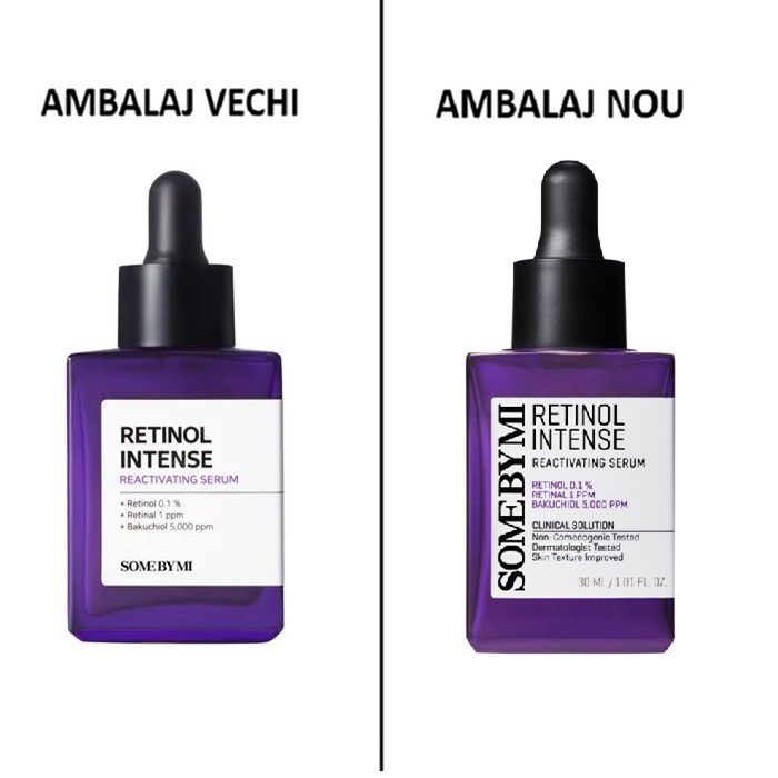 Serum anti-imbatranire cu trei tipuri de retinol, 30 ml, Some By Mi