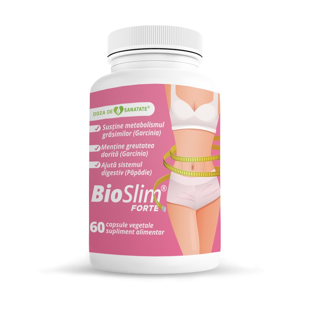 Bioslim Forte, 60 capsule, Doza de Sanatate