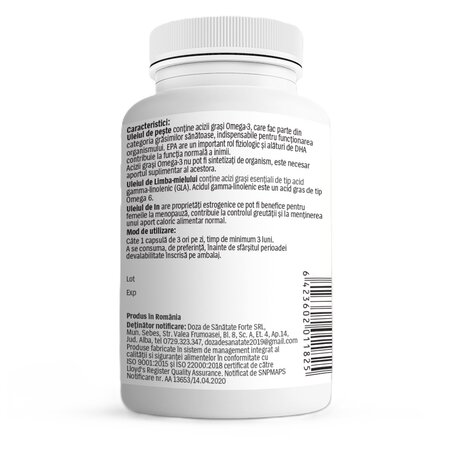 BioOmega 369 Forte, 40 capsule, Doza de Sanatate 601399