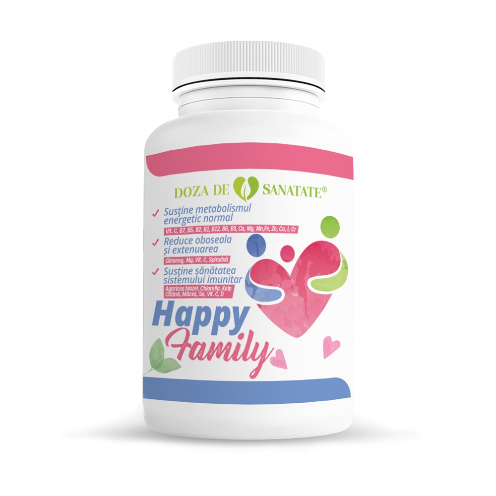 Happy Family, 30 comprimate, Doza de Sanatate