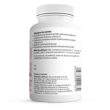 Scut Imunitar Forte, 30 comprimate, Doza de Sanatate 601456