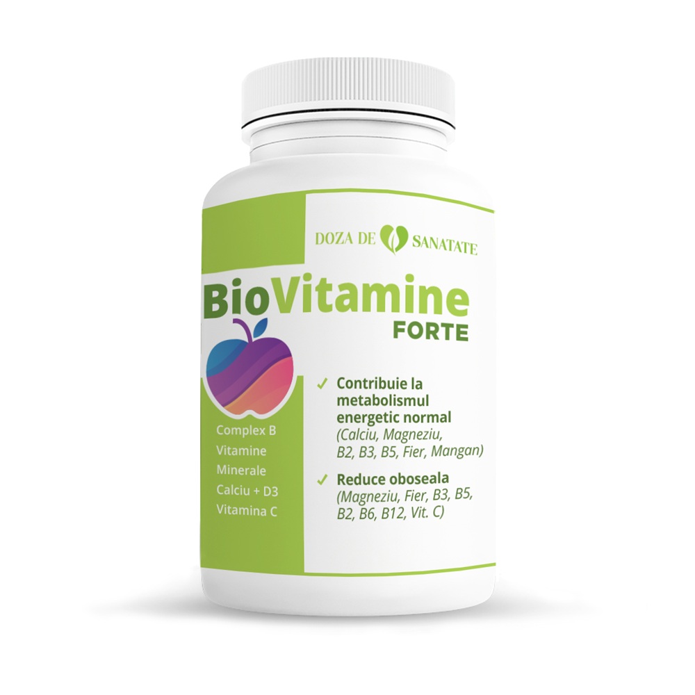 Bio Vitamine Forte, 40 comprimate, Doza de Sanatate