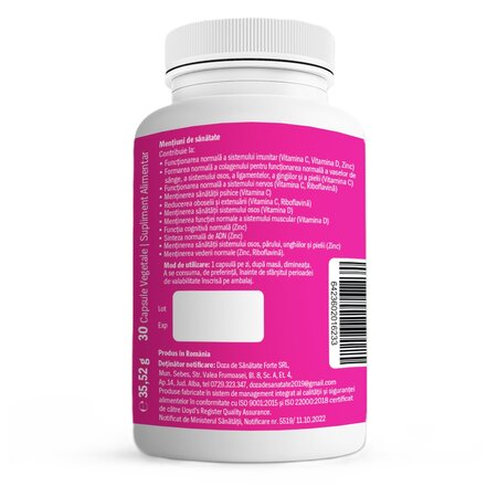 Trimuno Protect, 30 capsule, Doza de Sanatate 601452