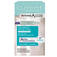 Ser booster tratament soc antirid cu acid hialuronic colagen si vitamina A Intense A, 7 x 1.2 ml, Clinians