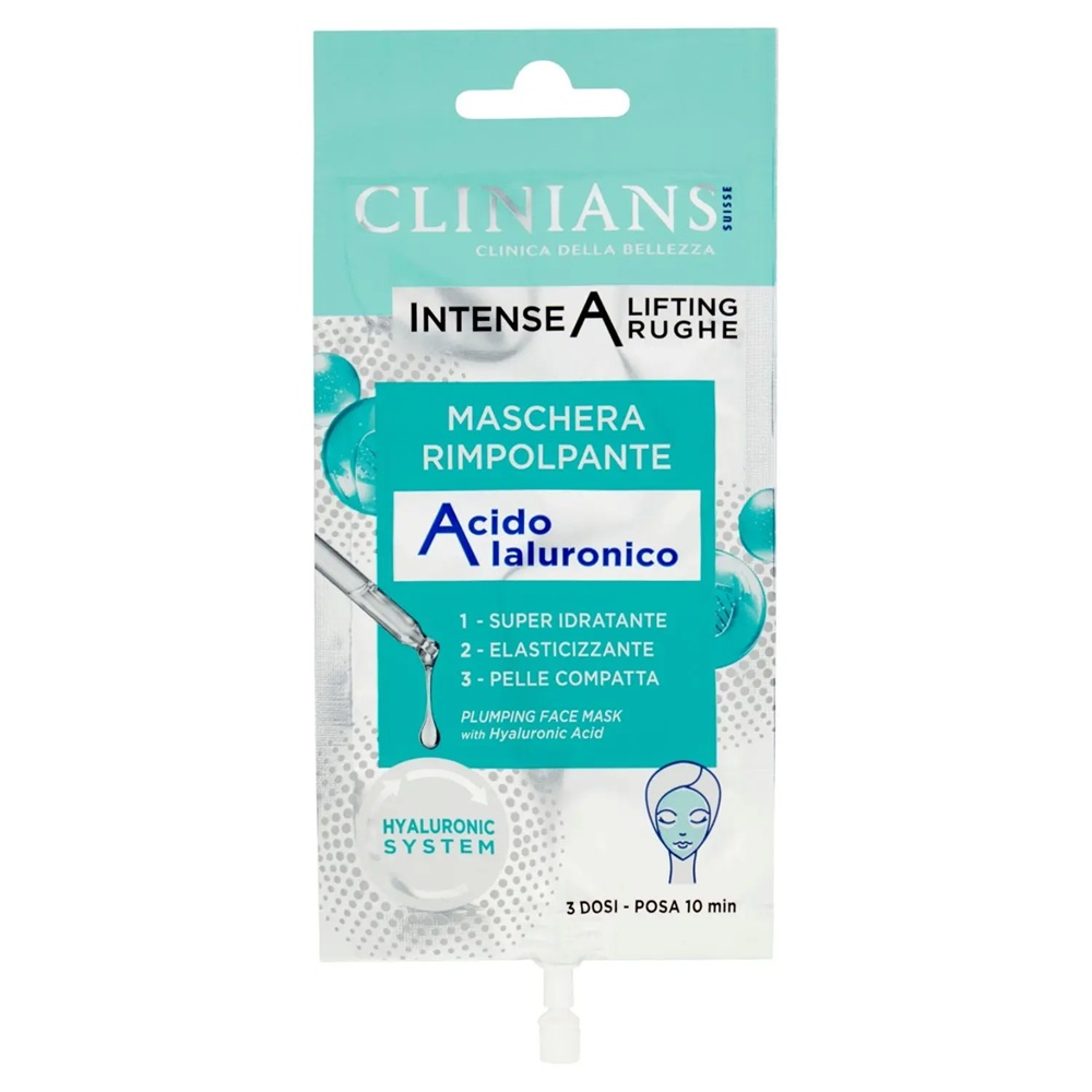 Masca antirid cu acid hialuronic Intense A, 15 ml, Clinians