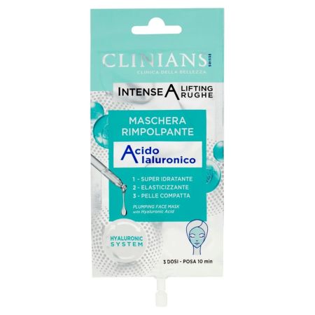 Masca antirid cu acid hialuronic, 15 ml, Clinians