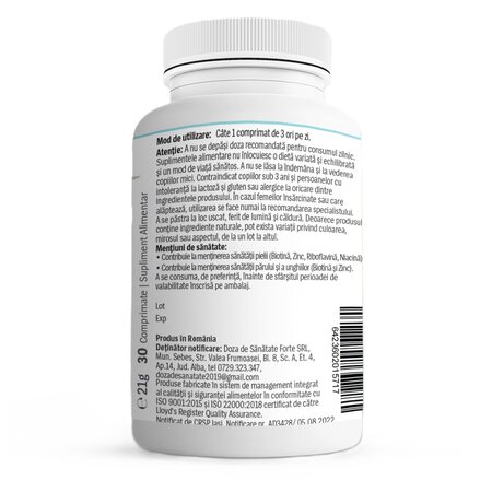 Beauty Complex, 30 comprimate, Doza de Sanatate 601425