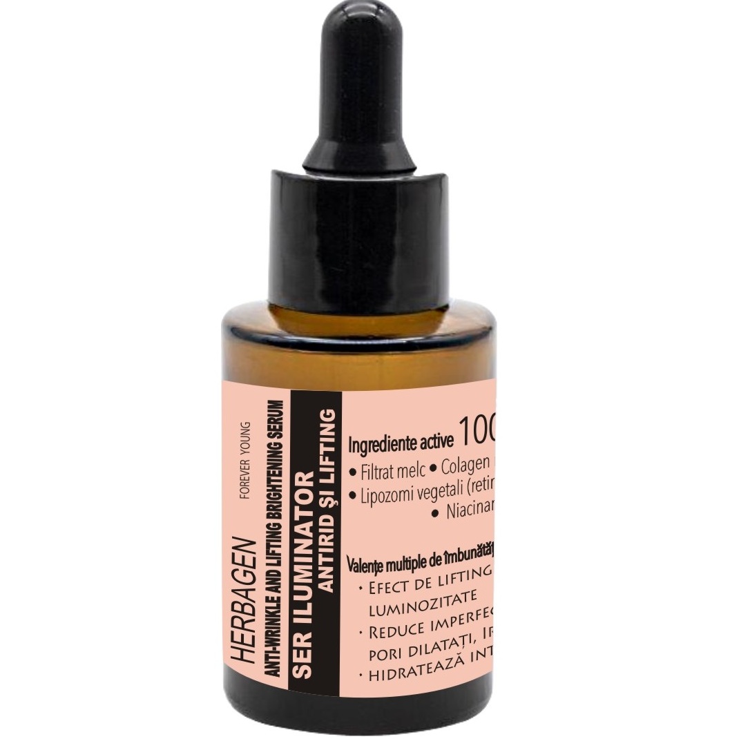 Ser iluminator antirid si lifting, 30 ml, Herbagen