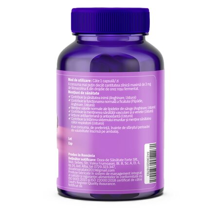 Herbal Colesterol, 30 capsule, Doza de Sanatate 602138