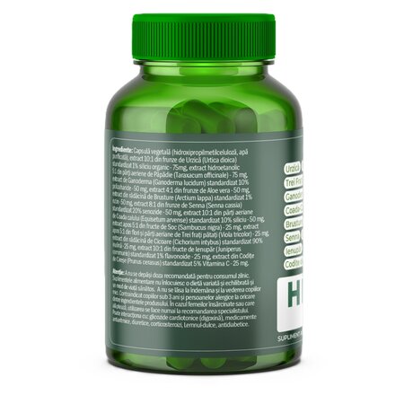Herbal Detox, 30 capsule, Doza de Sanatate 602140