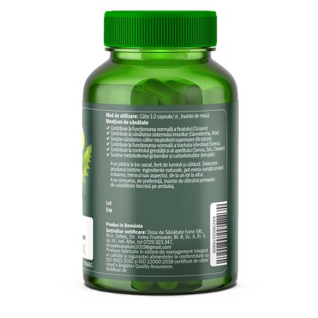 Herbal Detox, 30 capsule, Doza de Sanatate 602141