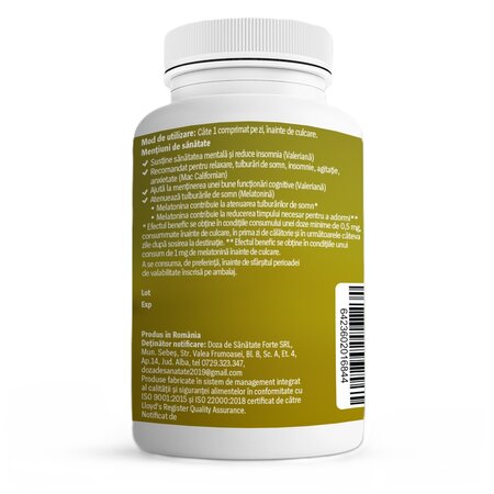 Herbal Sleep, 30 capsule, Doza de Sanatate 601480