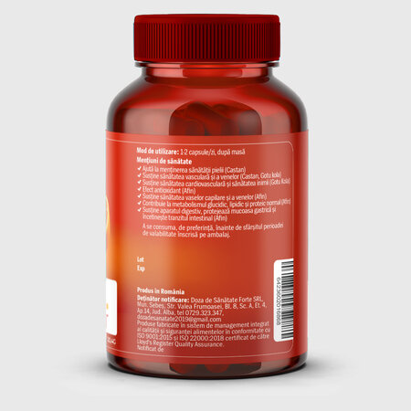 Herbal Vein Support, 30 capsule, Doza de Sanatate 602173