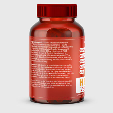 Herbal Vein Support, 30 capsule, Doza de Sanatate 602172