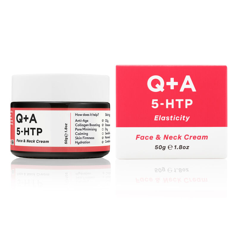 Crema pentru fata si gat 5-HTP, 50 g, Q+A