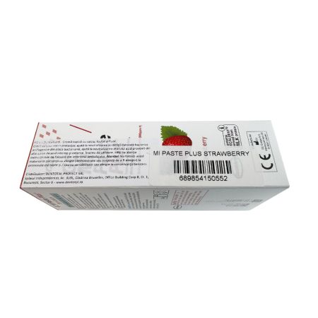 Crema dentara topica remineralizanta pe baza de apa cu aroma de capsuni Mi Paste Plus, 40 g, GC 654125