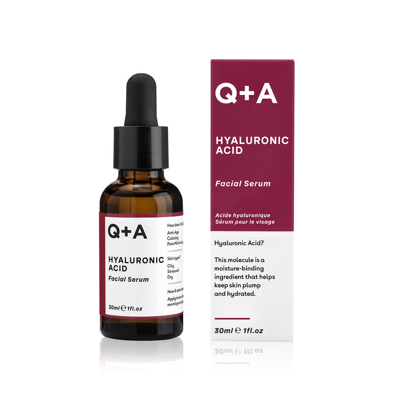 Ser cu acid hialuronic pentru fata, 30 ml, Q+A