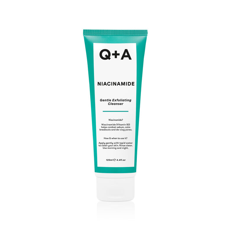 Demachiant usor exfoliant cu niacinamide, 125 ml, Q+A