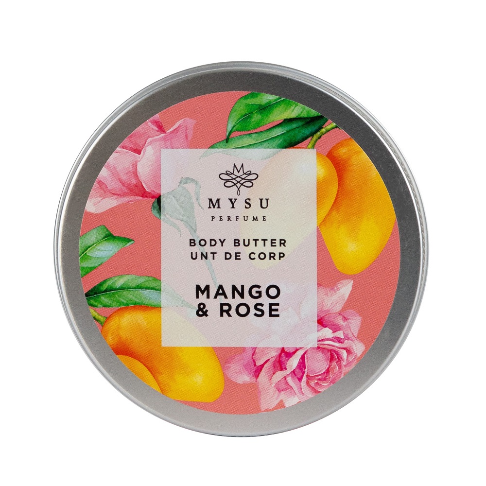 Unt de corp, Mango & Rose, 185 ml, Mysu