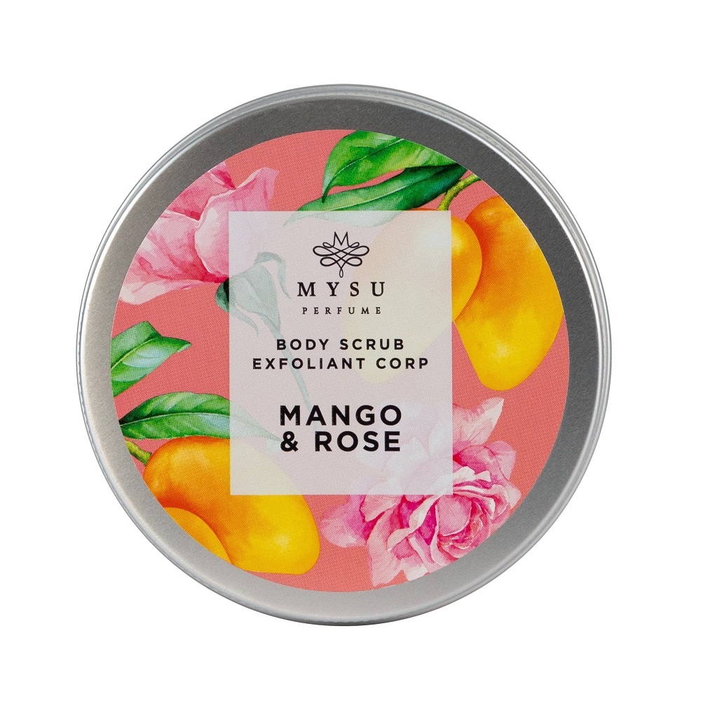 Exfoliant pentru corp, Mango & Rose, 185 ml, Mysu