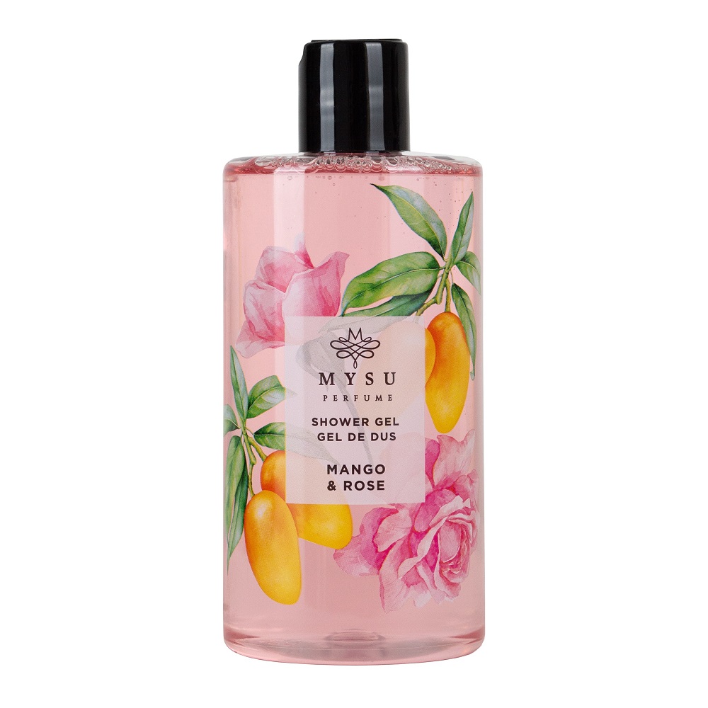 Gel de dus, Mango & Rose, 350 ml, Mysu