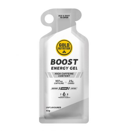 Gel energizant fara aroma Boost Energy, 40 g, Gold Nutrition