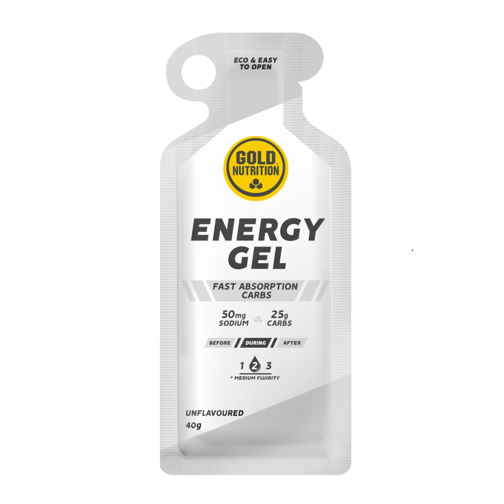 Gel energizant fara aroma Energy, 40 g, Gold Nutrition