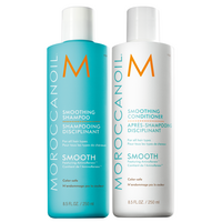 Pachet Smoothing Sampon, 250 ml + Balsam, 250 ml, Moroccanoil