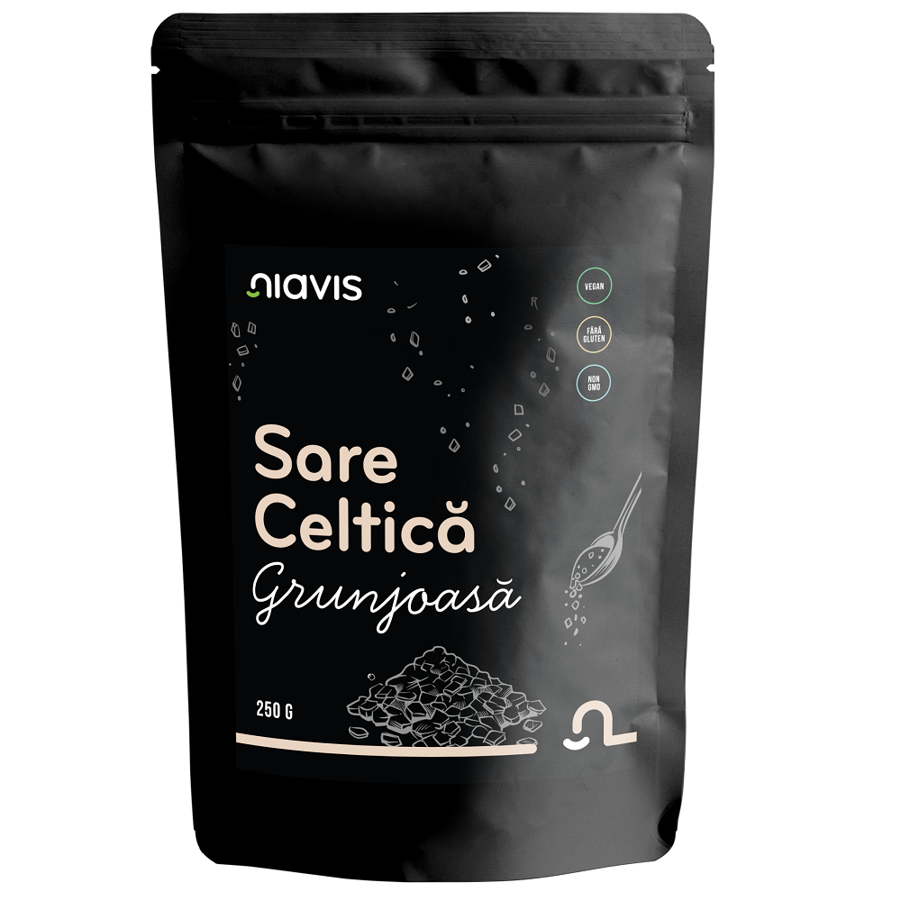 Sare celtica grunjoasa, 250 g, Niavis