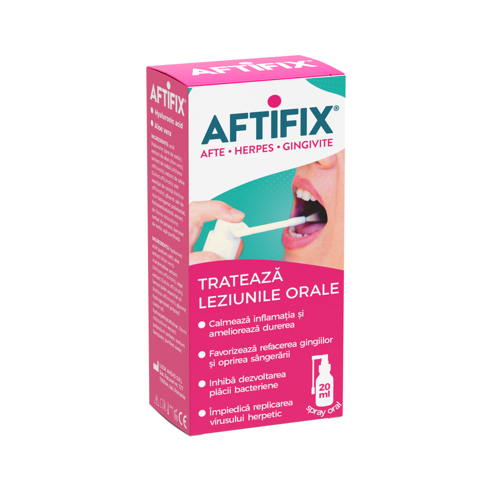 Spray oral Aftifix, 20 ml, Fiterman Pharma