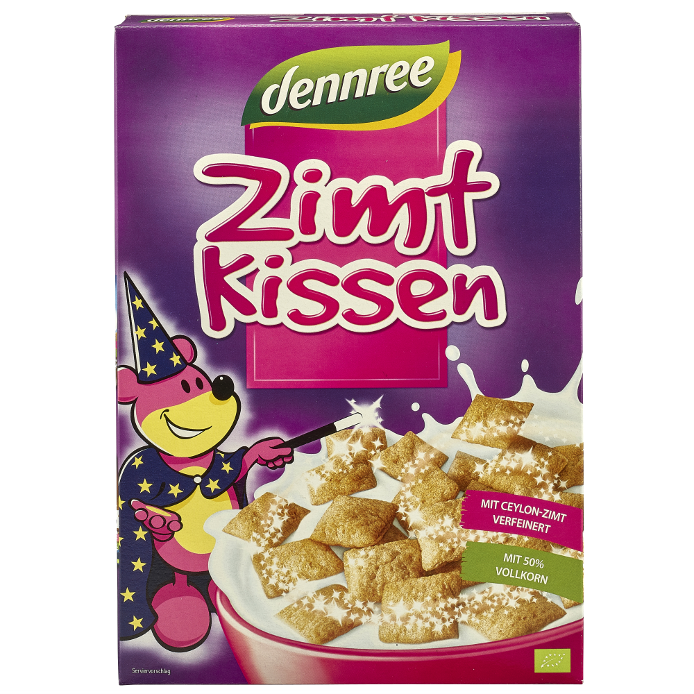 Pernite eco din ovaz cu scortisoara, 300 g, Dennree