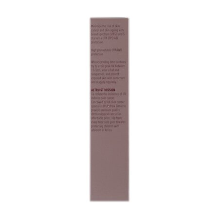 Baza de machiaj cu SPF 50 pentru protectie solara, 30 ml, Altruist 739037