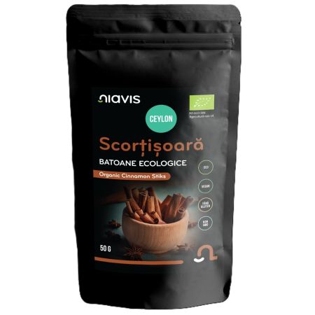 Scortisoara Ceylon batoane  ecologice, 50 g, Niavis