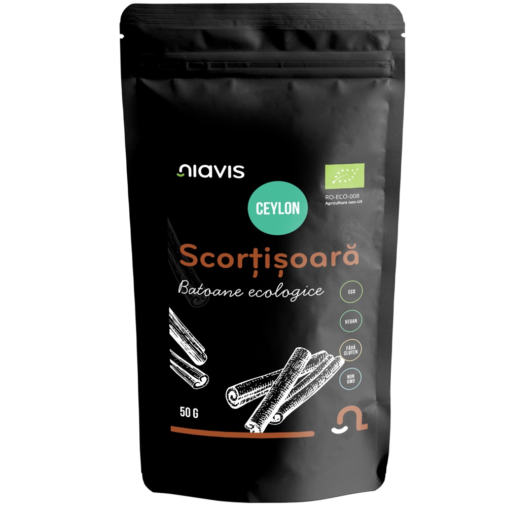 Scortisoara Ceylon batoane  ecologice, 50 g, Niavis