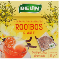 Ceai rooibos cu vanilie, 20 plicuri, Belin