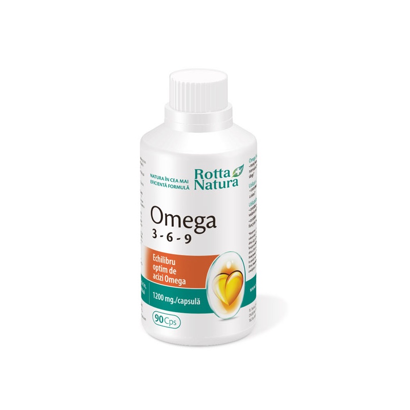 Omega 3-6-9, 90 capsule, Rotta Natura