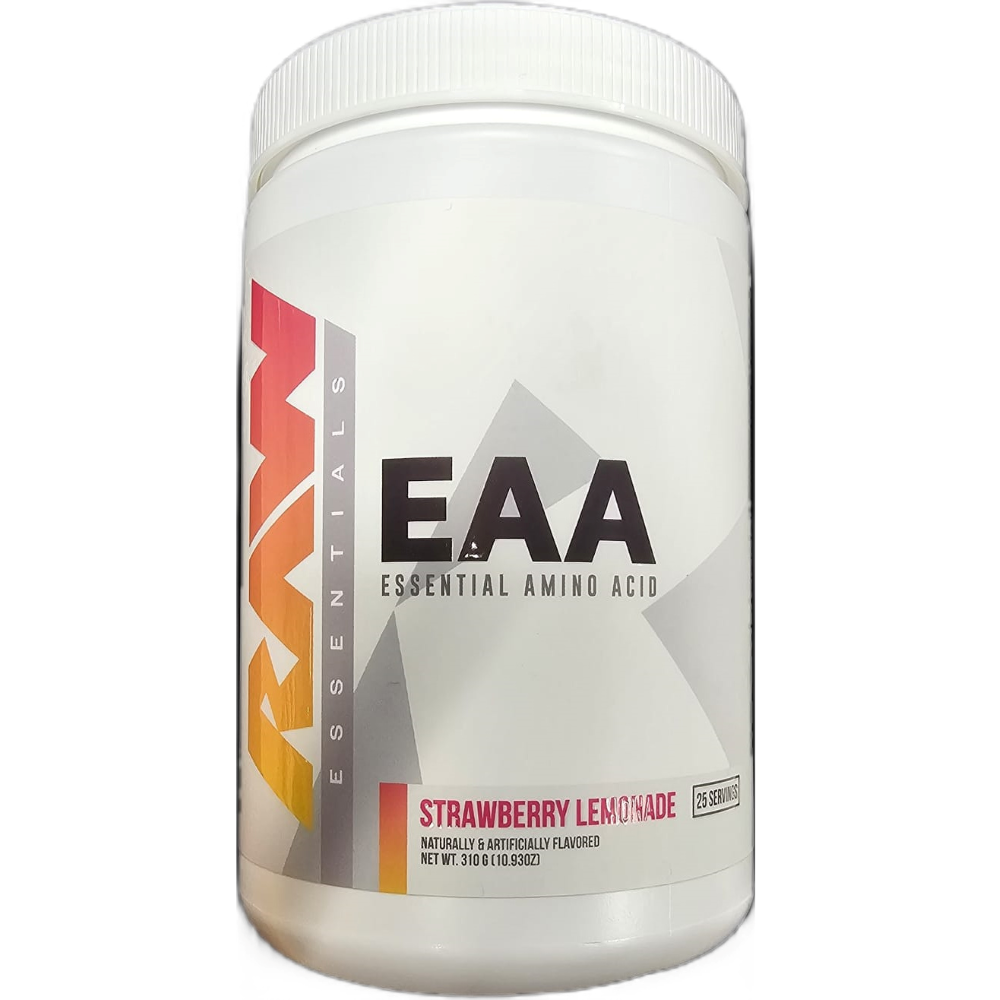 Aminoacizi esentiali EAA  Strawberry Lemonade, 310 g, Raw Nutrition